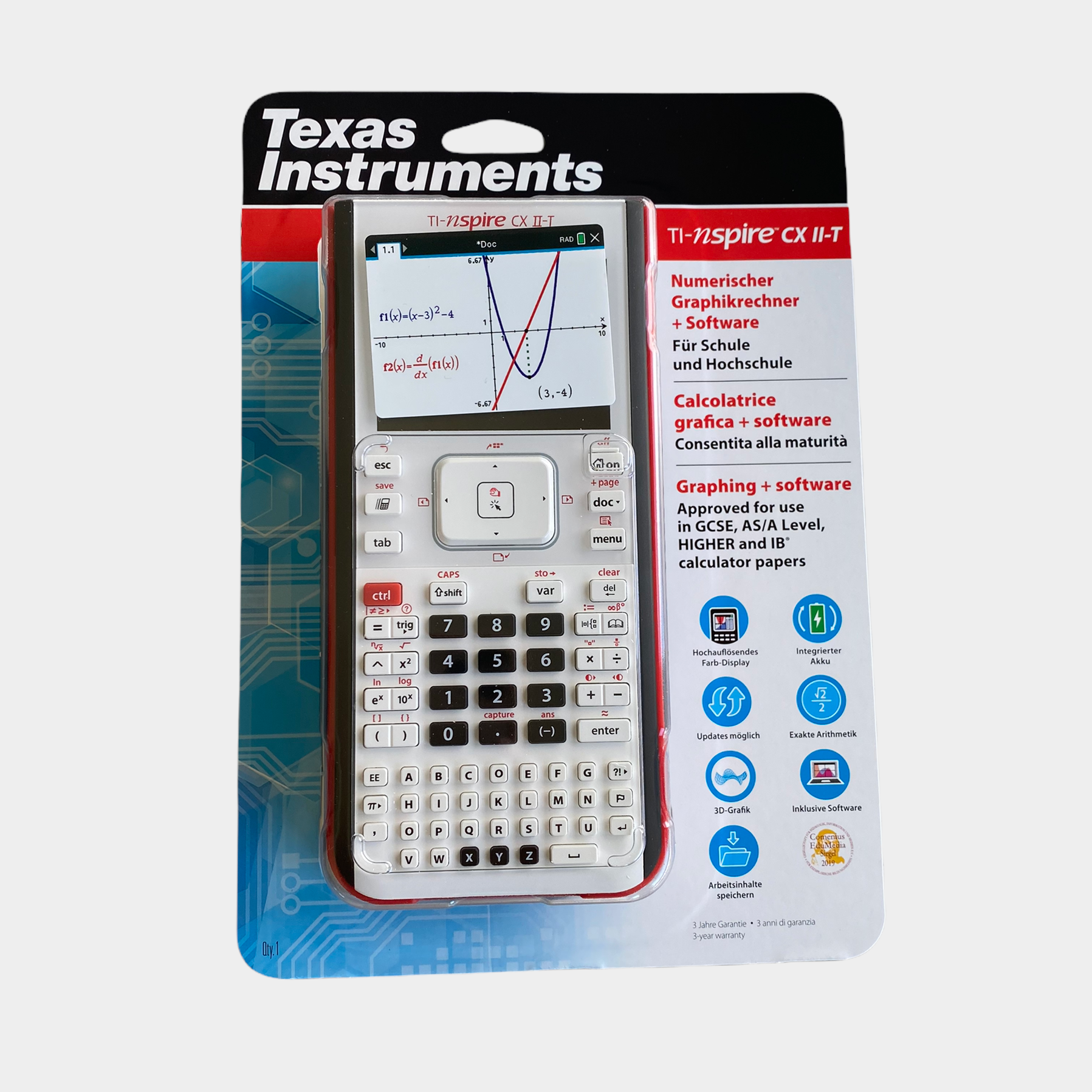 TI Nspire CX II T rekenmachines te koop TI Nspire CX II T rekenmachines te koop