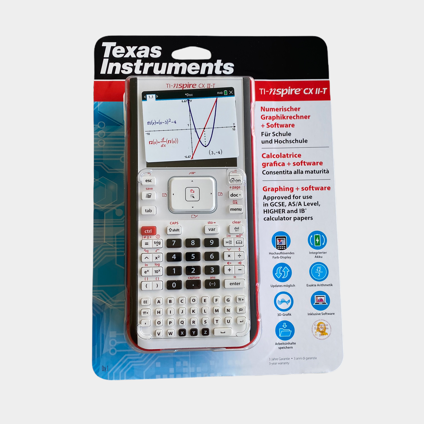 Graphical calculators TI-nspire CX II-T - Year 10 to Year 13